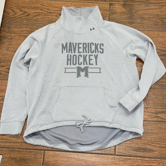 UA Maverick’s Hockey sweatshirt with drawstring waist and kangaroo pockets - Picture 2 of 5